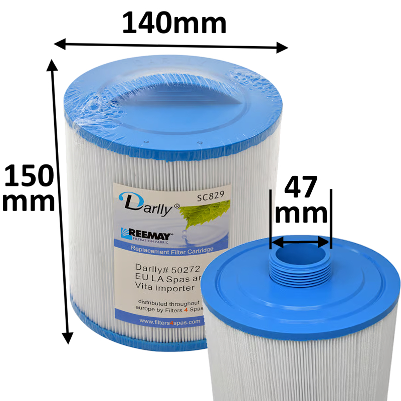 Spafilter Darlly SC829 artikel 50272